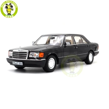 1/18 Norev 183793 560 SEL 1989, Черная Литая модель автомобиля, Игрушки, Подарки для друзей отца