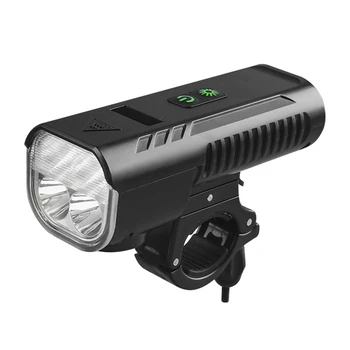 1 Комплект фонаря для верховой езды, интеллектуальный датчик света, перезаряжаемая от USB, водонепроницаемая велосипедная фара из алюминиевого сплава
