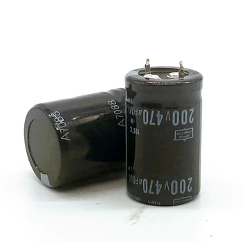 1 шт./лот 200 В 470 мкФ алюминиевый электролитический конденсатор размер 22*35 мм 200 В 470 мкф 20%