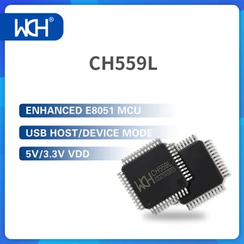 10 шт./лот Улучшенный микроконтроллер E8051 MCU CH559, двойной низкоскоростной/полноскоростной USB-хост/устройство, 10/11-битный АЦП, 4 таймера/PWM, 2 UART, 2 SPI