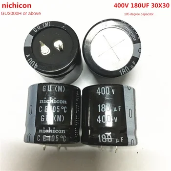 (1ШТ) 400V180UF 30X30 Электролитический конденсатор Nikon 180 МКФ 400V 30*30 GU конденсатор 105 градусов