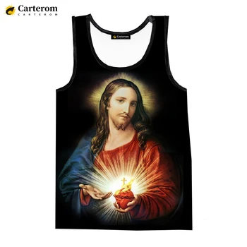 2023 Популярная Летняя Модная рубашка с Иисусом Христом, Модная одежда, мужские футболки с 3D-принтом, футболки больших размеров с цифровой печатью