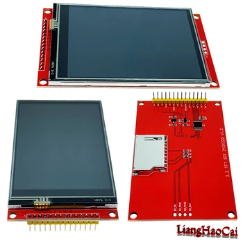 3,2-дюймовый TFT ЖК-экран SPI Модуль 14P Сенсорная панель 320 * 240 RGB SPI 4-проводной Широкий угол обзора ILI9341 18 pin 0.8 мм