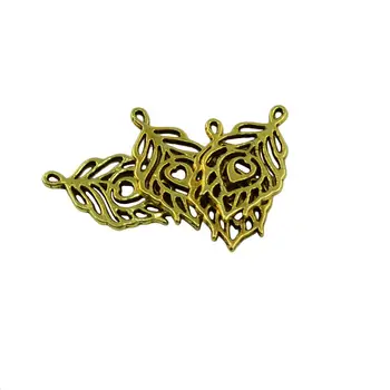 50 сердечек Ожерелье Браслет Подвески Подвески для изготовления ювелирных изделий