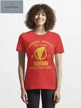 Angel Grove High 2023 новые модные футболки с принтом, фирменные футболки с графическим рисунком, уличная одежда для женщин