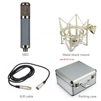 AOSHEN ME2 Профессиональный конденсаторный микрофон с большой диафрагмой Студийный микрофон для записи дубляжа подкастов