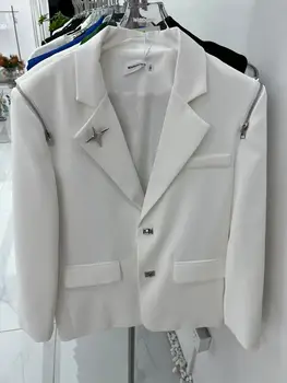 DC5028 Модные мужские пальто и куртки 2023 для подиума, роскошный известный бренд, европейский дизайн, мужская одежда для вечеринок