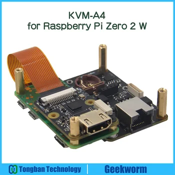 Geekworm KVM-A4 V2.0 Совместим с решениями Raspberry Pi KVM-Over-IP Только для Raspberry Pi Zero 2W (не включает Raspberry Pi)