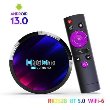 H96 Max RK3528 Smart TV Box Android 13 Поддержка WIFI6 8K 3D H96Max Телеприставка Android 13.0 Медиаплеер