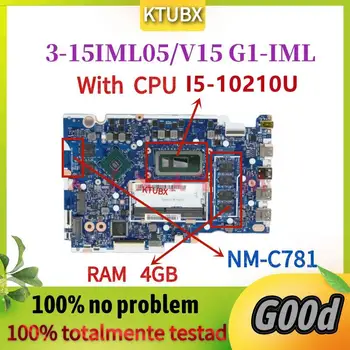 NM-C781. Для материнской платы ноутбука Lenovo ideapad 3-15IML05 / V15 G1-IML.С процессором I5-10210U. 4G RAM.Графический процессор mx130 MX330 2G 100% тест