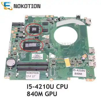 NOKOTION 767413-001 767413-501 DAY11AMB6E0 Y11 для HP Pavilion 17 17-F Материнская плата ноутбука I5-4210U CPU DDR3L 840M GPU