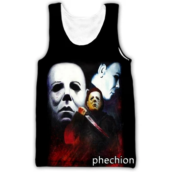 phechion, новая мода, мужские /женские костюмы на Хэллоуин, жилет без рукавов с 3D принтом, Уличная одежда, Мужские свободные спортивные майки A131