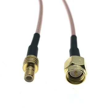 RG316 штекер SMA к штекеру SMB 50 Ом Радиочастотный коаксиальный удлинитель коаксиальный кабель-косичка