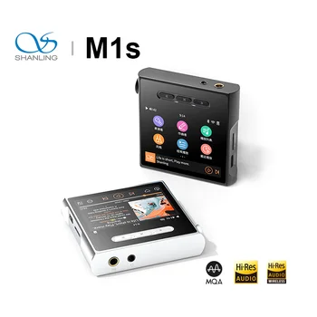 SHANLING M1S Hi-Res Hi-FI Аудио Портативный Музыкальный MP3-плеер Bluetooth5.0 MQA ES9038Q2M DAC 2 RT6863 AMP 3,5 мм 4,4 мм Выход DSD512