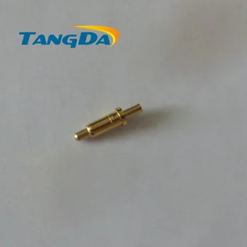 Tangda DHL/EMS D2 * 4,5 мм + 2 мм хвостовик 1K ШТ pogo контактный разъем Аккумуляторная пружина 1P Сквозное отверстие 1.2A