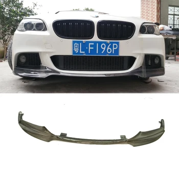Varis style F10 M-TECH Передняя губа из настоящего углеродного волокна F18 Передняя губа для BMW 5 серии 2010-2017