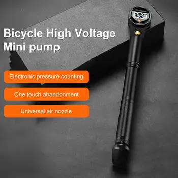 WEST BIKING Велосипедный насос высокого давления 320PSI с гибким шлангом, Воздушный насос для шин для горных шоссейных велосипедов, велосипедное снаряжение