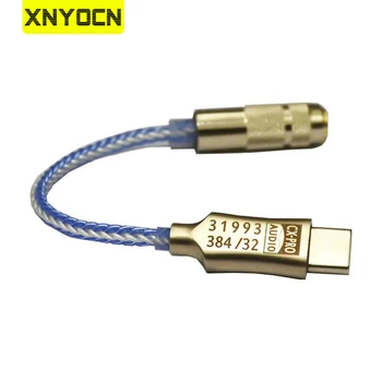 Xnyocn cx31993 USB Type C DAC Усилитель для наушников 16-32 Ом С 3,5 мм Выходом SNR 125 дБ PCM 32b/384 кГц для Android Windows10 MacBook