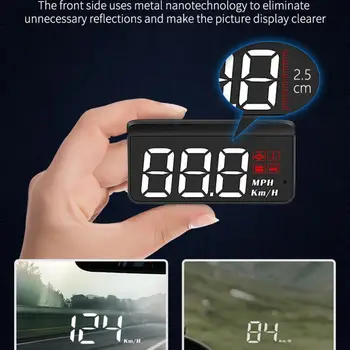 Автомобильный головной дисплей Портативный экран HD-дисплея Подключи и играй проектор головного дисплея Hud для автомобильных электронных аксессуаров