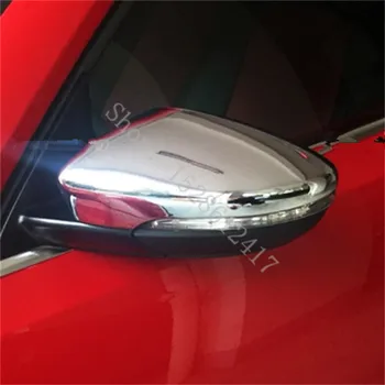 Автомобильный стайлинг для VW/Фольксваген ЭОС 2006-2015 автомобильные аксессуары Хромированное украшение зеркала заднего вида/накладка крышки зеркала заднего вида
