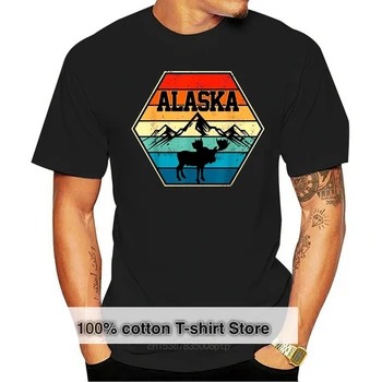 Аляска, США, пеший туризм в горах Лося, винтажная подарочная футболка в стиле ретро, футболка