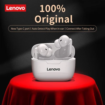 Беспроводные наушники Lenovo XT90 Bluetooth 5.0 Спортивные наушники с сенсорной кнопкой IPX5, водонепроницаемая гарнитура с зарядным устройством емкостью 300 мАч