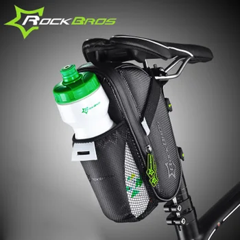 Велосипедная сумка ROCKBROS MTB Дорожный велосипед Хвост Задний Подседельный штырь Седло Сумки для бутылок Переносная сумка для сиденья Аксессуары для велосипеда