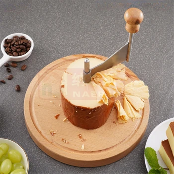 Деревянный рубанок для резки сыра Ручной Кухонный для выпечки, скребок для шоколадной крошки, резак для цветов, Кухонные инструменты, форма для выпечки сыра