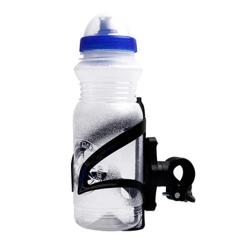 Держатель для бутылки с водой для велосипеда, зажим для крепления на 360 градусов, Держатель для бутылки с водой, Адаптер для велосипедного руля, зажим для подседельного штыря