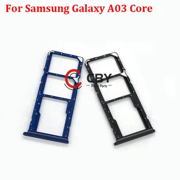 Держатель лотка для sim-карты Samsung Galaxy A03 Core, держатель слота для SIM-карты, разъем адаптера, Запчасти для ремонта
