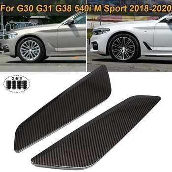 Для BMW 5 Серии G30 G31 G38 2018-2020 Передний Бампер Боковое Крыло Воздухозаборники Вентиляционные Отверстия Отделка Крыла Аксессуары Для Модернизации Автомобиля