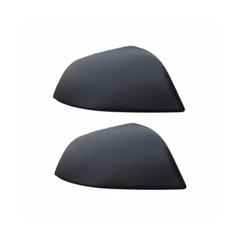 Для Model3/Y Защитный чехол для зеркала заднего вида с карбоновой пайкой Габаритный аксессуар Декоративный Черный