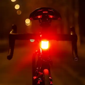 Задний фонарь велосипеда Водонепроницаемые фары Большой дизайн прожектора COB Задний фонарь велосипеда Вспышка Задних фонарей для дорожного Mtb велосипеда Подседельный штырь