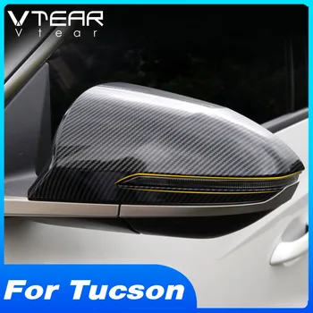 Защитная крышка Зеркала заднего вида автомобиля Модификация Экстерьера Наклейка для Украшения кузова Hyundai Tucson 2021 2022 Аксессуары