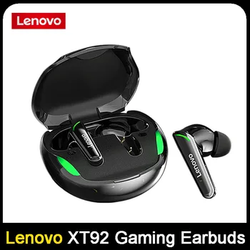 Игровые наушники Lenovo XT92 TWS с низкой задержкой Bluetooth Наушники Стерео Беспроводные 5.1 Bluetooth Наушники Гарнитура сенсорного управления