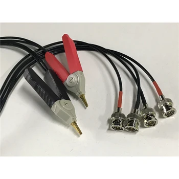 Измерительные провода LCR-метра Подводящий / Зажимной кабель / клемма Kelvin Clip Провода с 4 BNC