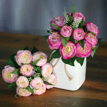 Искусственные Розы для дома, Искусственные Цветы своими руками, Элегантные, Привлекательные, Красивые