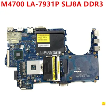 Используемая Материнская плата Ноутбука CN-0RM0C3 0RM0C3 для DELL Precision M4700 Материнская Плата Ноутбука LA-7931P SLJ8A DDR3