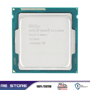 Используемый Четырехъядерный Восьмипоточный процессор Intel Xeon E3 1245V3 E3 1245 V3 3,4 ГГц 8M 84W LGA 1150