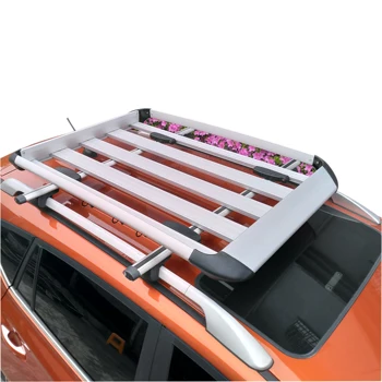 Качественная багажная корзина на крыше внедорожника из алюминиевого сплава багажный ящик/багажник на крыше грузовой стеллаж для путешествий корзина для багажника на крыше