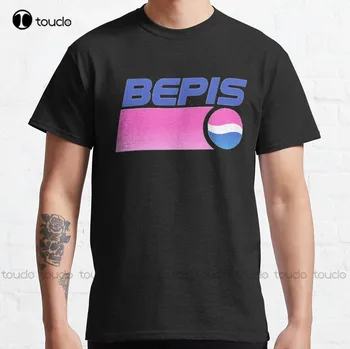 Классическая футболка с официальным логотипом Bepis Cola для мальчиков Футболки на заказ Aldult Подростковая футболка унисекс с цифровой печатью Xs-5Xl Модная забавная