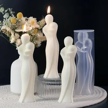 Клей для матери и ребенка, ароматическая свеча, мыло, силиконовая форма, подарок на День матери, подвеска из гипсового камня 