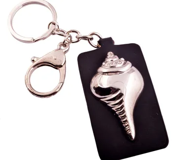Кольцо для ключей в виде раковины с драгоценными камнями в стиле фэн-шуй W1027