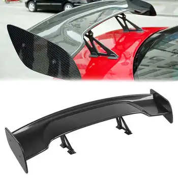 Комплект заднего спойлера багажника в стиле углеродного волокна с монтажным инструментом для GT Style, универсальный для автомобиля Седан, задний спойлер автомобиля
