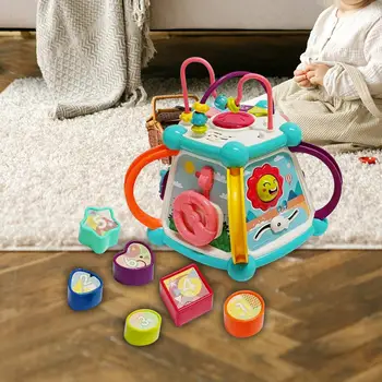 Музыкальная игрушка-кубик Музыкальные игрушки для малышей Дети Мальчики Девочки