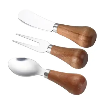 набор из 3-х ножей для резки сыра, Кухонный инструмент для приготовления сыра, Слайсер для юбилейной посуды