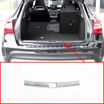 Накладка защитной крышки внутреннего порога заднего бампера из нержавеющей стали для Mercedes Benz GLA X156