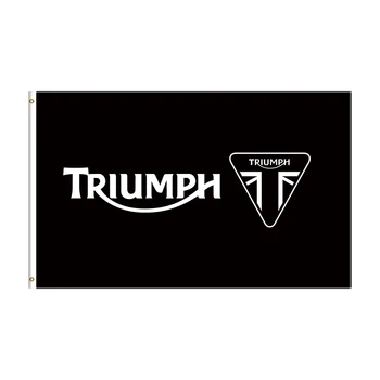 Печатный Баннер с Флагом 3X5ft Triumphs Racing Motorcycle-Декор флага 3X5ft,декор баннера для украшения флага, декор баннера для флага