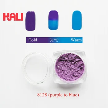 Продам микрокапсулированные пигменты, термореактивный пигмент, горячий чувствительный пигмент 1 лот = 100 грамм 31C от фиолетового до синего бесплатная доставка