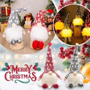Рождественская безликая кукла Веселые Рождественские украшения для дома 2023 Рождественский орнамент Xmas Navidad Подарки на День Рождения Новый год # t2p